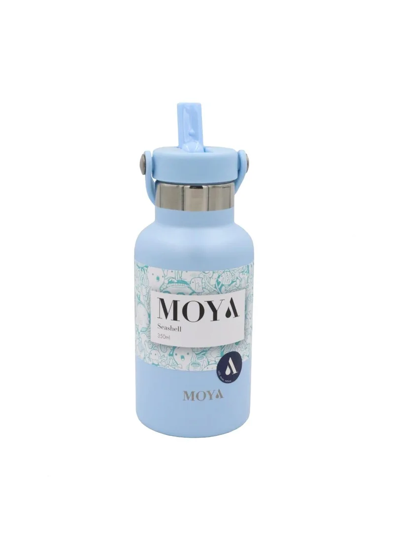 MOYA Moya "Seashell" 350ml Insulated Sustainable Water Bottle Powder Blue