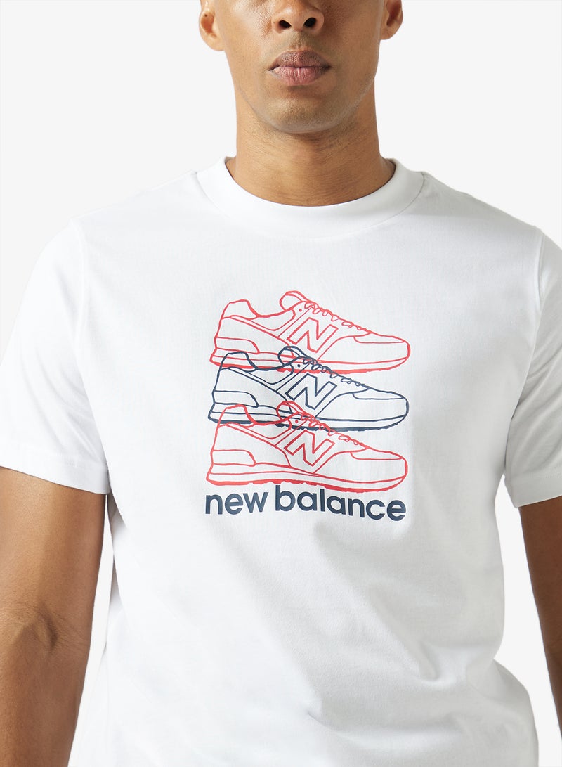 New Balance Layered 574 Relaxed T-Shirt - Image 3