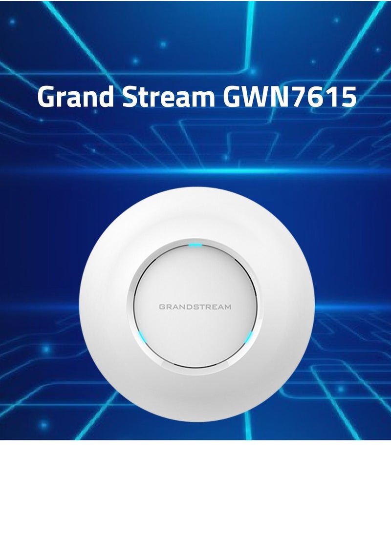 نقطة وصول لاسلكية GWN7615 أكسس بوينت مع تغطية تصل إلى 175 متر