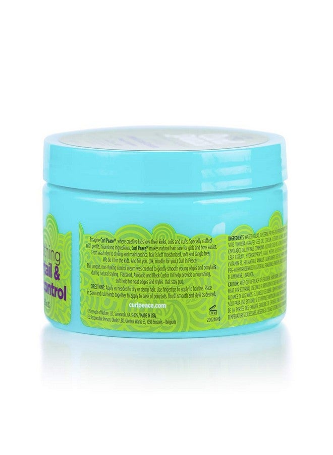 Just for Me Curl Peace Smoothing Ponytail & Edge Control Finishes & Holds Contains Flaxseed Avocado Oil & Black Castor Oil 5 Oz - Image 3