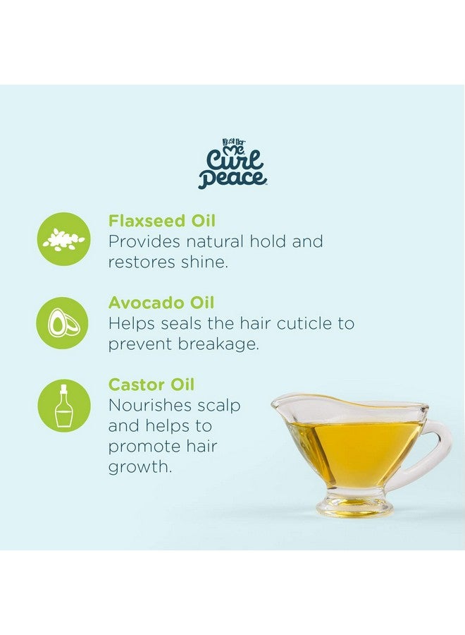 Just for Me Curl Peace Smoothing Ponytail & Edge Control Finishes & Holds Contains Flaxseed Avocado Oil & Black Castor Oil 5 Oz - Image 4