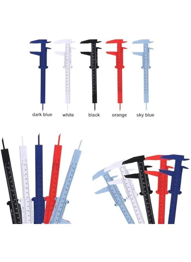 Generic 3pcs Plastic Vernier Caliper Tool Ruler Plastic Measuring Analysis Instruments Mini  - Image 5