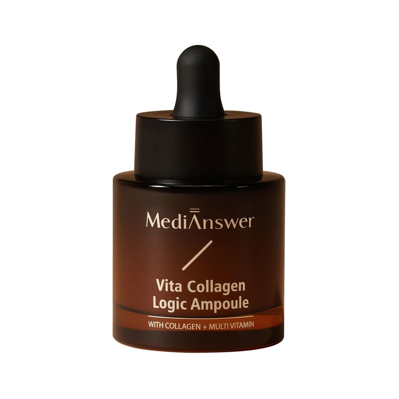ABOUT ME MediAnswer Vita Collagen Logic Ampoule KBeauty Advanced Firming Serum with 30 Collagen Complex  MultiVitamin Complex AntiAging Face Serum 30ml