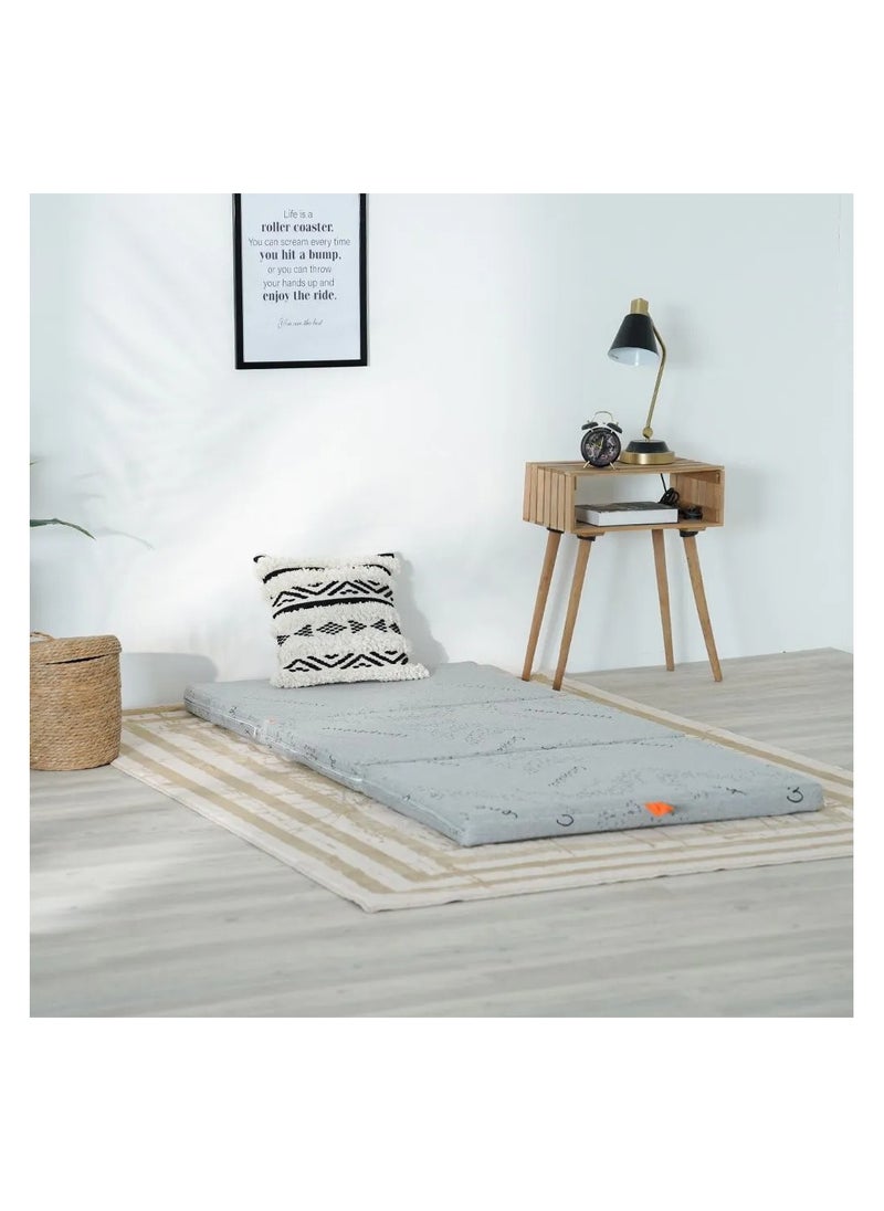DANUBE HOME Houston Bamboo Foldable Foam Single Mattress Medium Firm Feel Ortho Medical 180x90x6cm Graphene  - Image 2