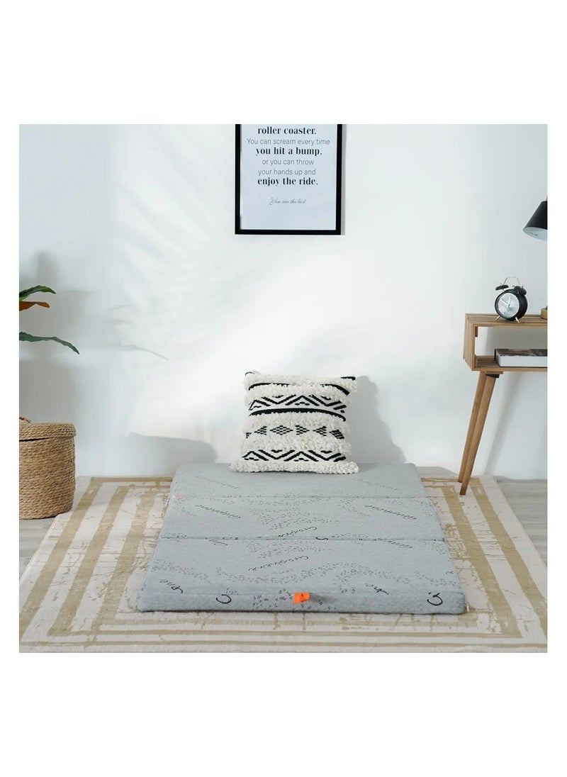 DANUBE HOME Houston Bamboo Foldable Foam Single Mattress Medium Firm Feel Ortho Medical 180x90x6cm Graphene  - Image 3