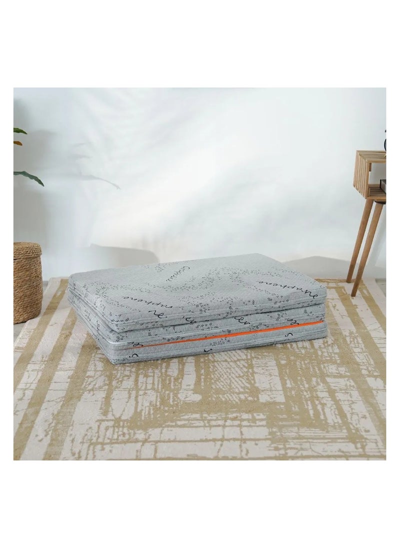 DANUBE HOME Houston Bamboo Foldable Foam Single Mattress Medium Firm Feel Ortho Medical 180x90x6cm Graphene  - Image 5