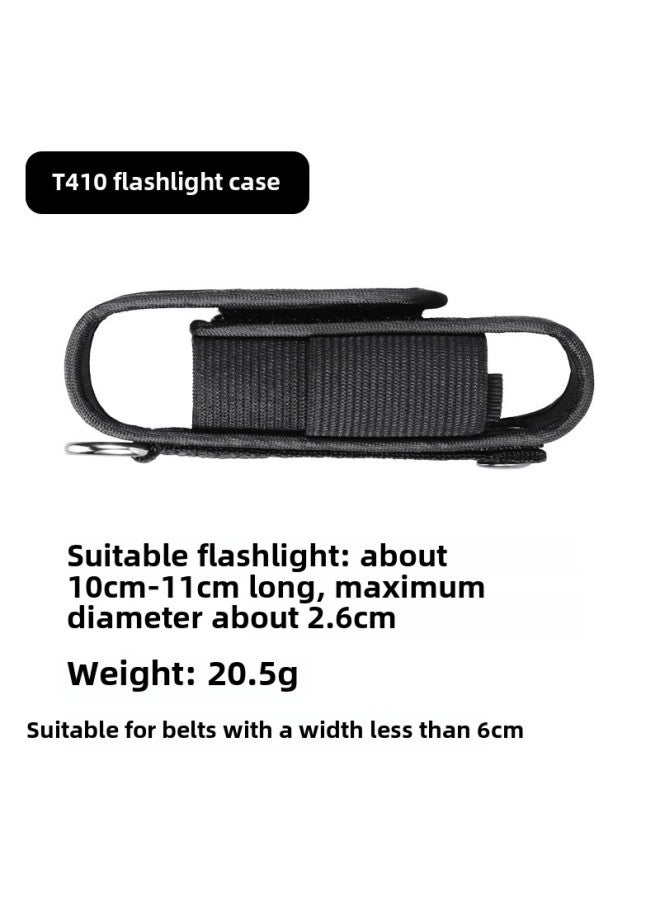 Generic Portable LED Flashlight Sleeve Storage Bag Protective Bag Waist Bag Cloth Cover Nylon Material Elastic Flashlight Sleeve Wholesale-Color:T410 - Image 1