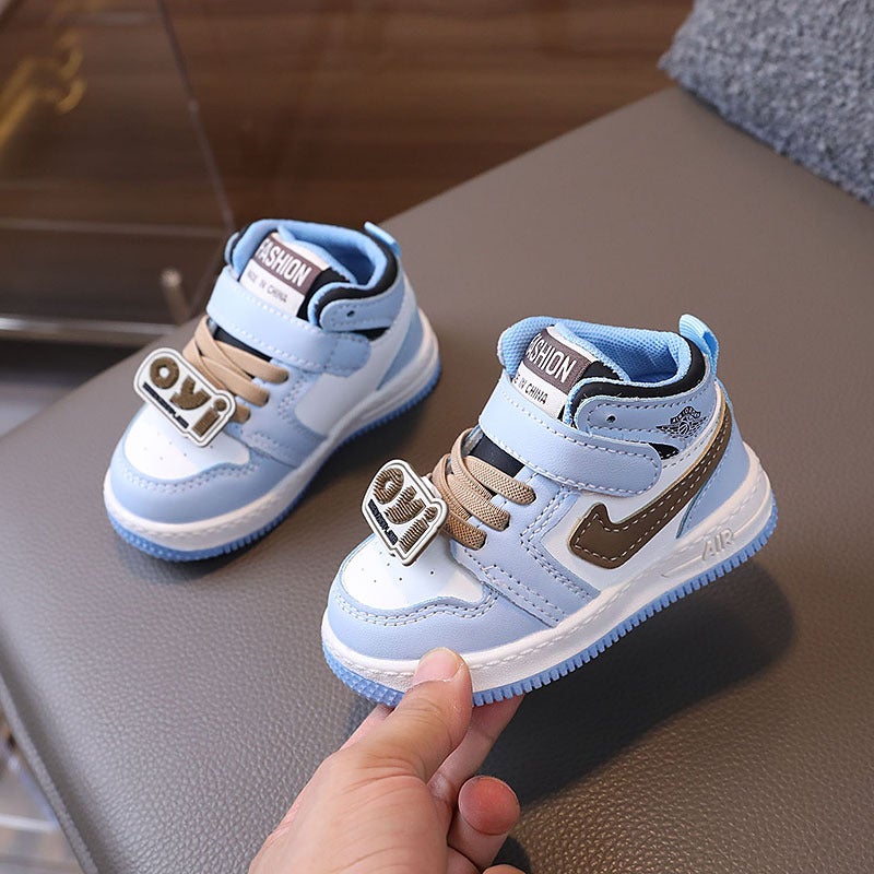 Baby Toddler Shoes 2024 New Soft Sole Blue 