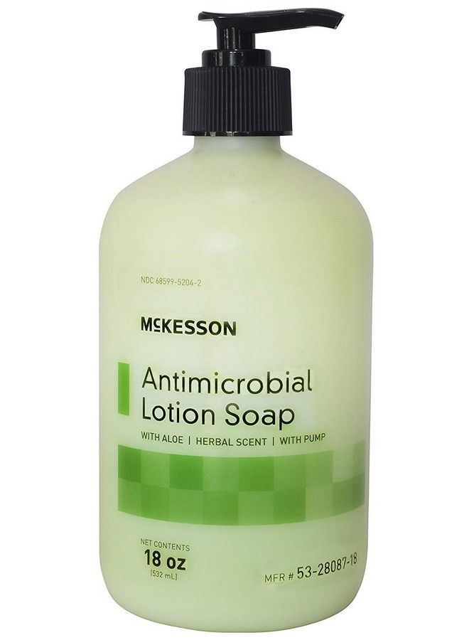 McKesson Mck Brand 80871800 Antimicrobial Soap Mckesson Lotion 18 Oz. Pump Bottle 5328087 Box Of 1 - Image 2