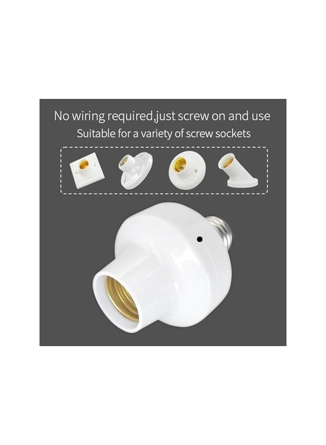 erorex Smart Wifi E27 E26 Light Socket Timing Voice Control Lamp Bulb Holder Compatible for Google Home WiFi Intelligent Lamp Holder - Image 3