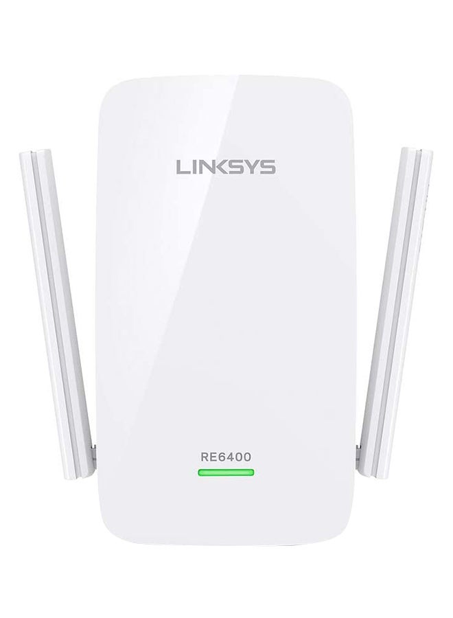 لينكسيس موسع نطاق شبكة الواي فاي طراز RE6400 AC1200 أبيض - Image 1