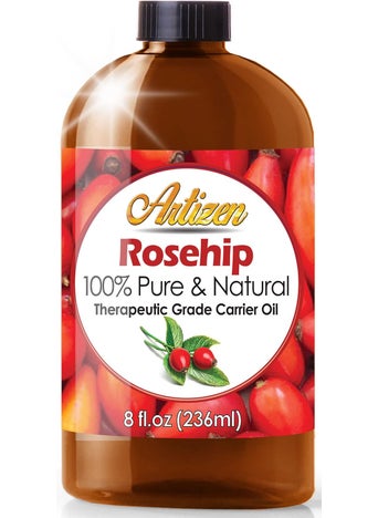 Artizen Artizen 8oz Rosehip Oil  Pure Natural Cold Pressed  Harvested From Fresh Roses Bushes  Rose Seed  Rose Hip Oil for your Face Nails Hands  Rosehip Oil for Skin 