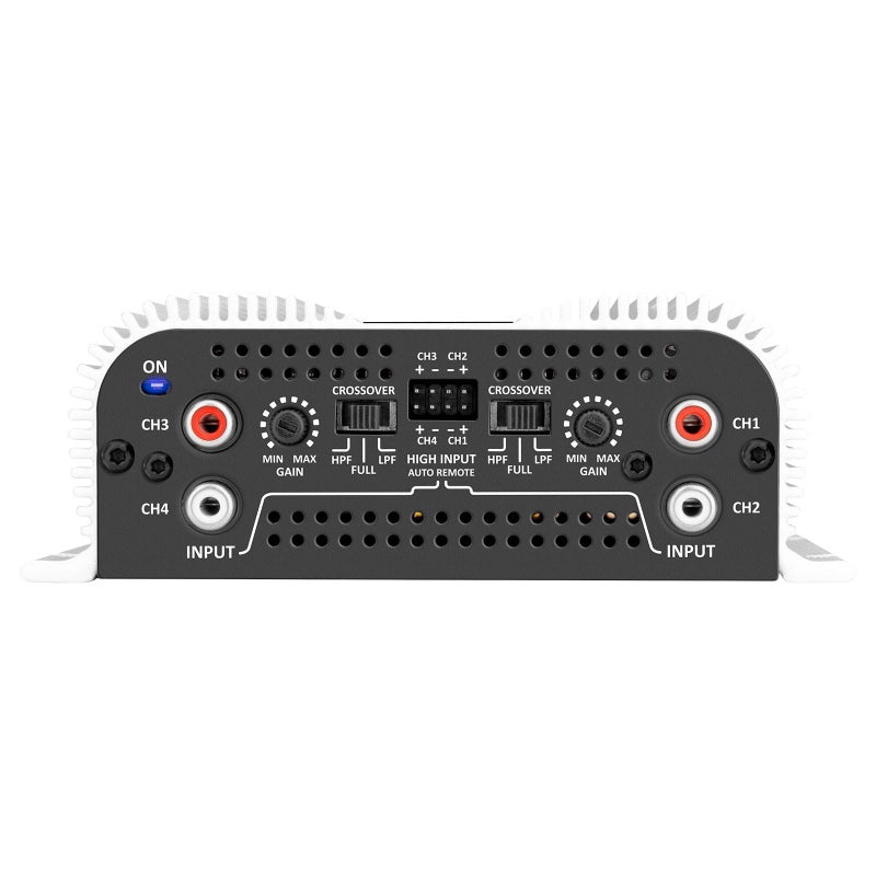 Taramp's Taramps TS 800x4 1 Ohm Multichannel Stereo Amplifier 800 Watts Rms, 4 Channels, Full Range, Car Audio Amp Digital 2 Bridged Channel, Crossover High/Low Pass, with RCA and Automatic High Level Input - Image 5