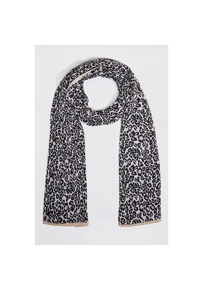 Animal Patterned Scarf, 180X85cm