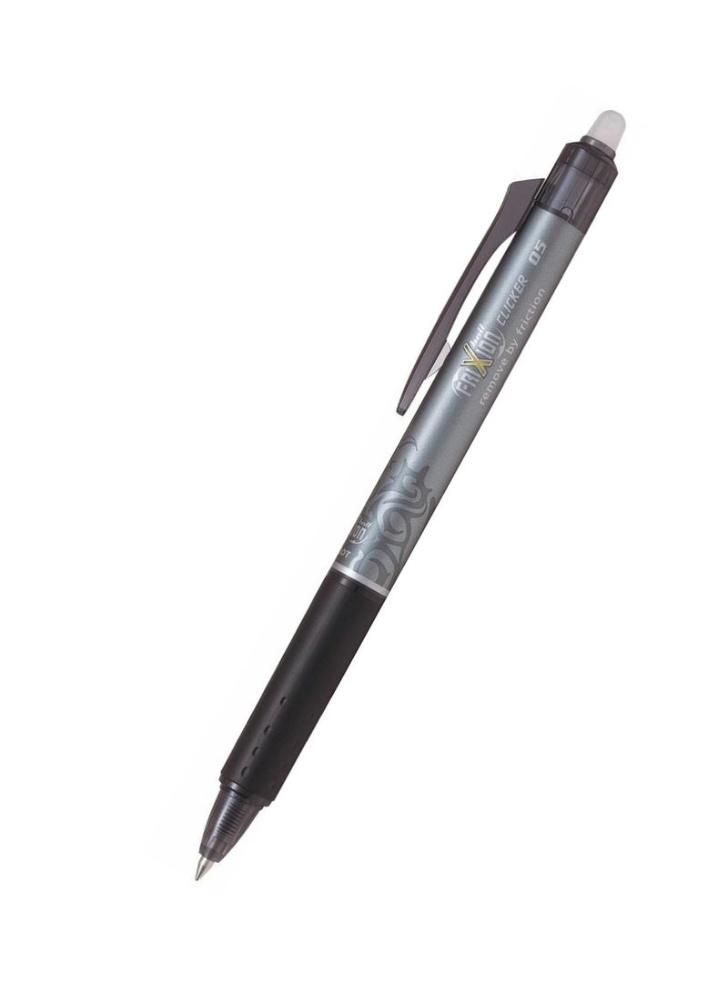 Frixion Clicker 12-Piece Frixion Clicker Erasable Ball Pen 0.5mm Tip Black Ink  - Image 2