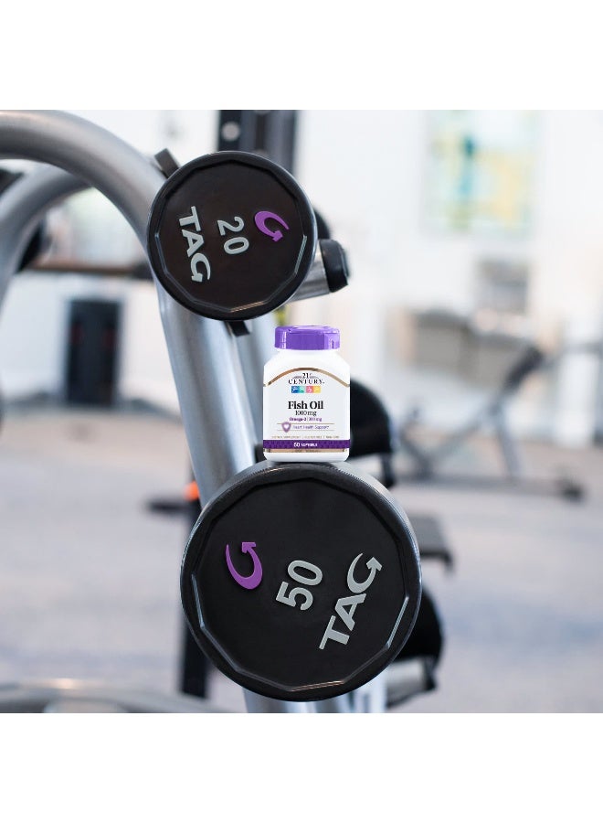 21st CENTURY 21st Century, Fish Oil, 1,000 mg, 60 Softgels  - Image 3