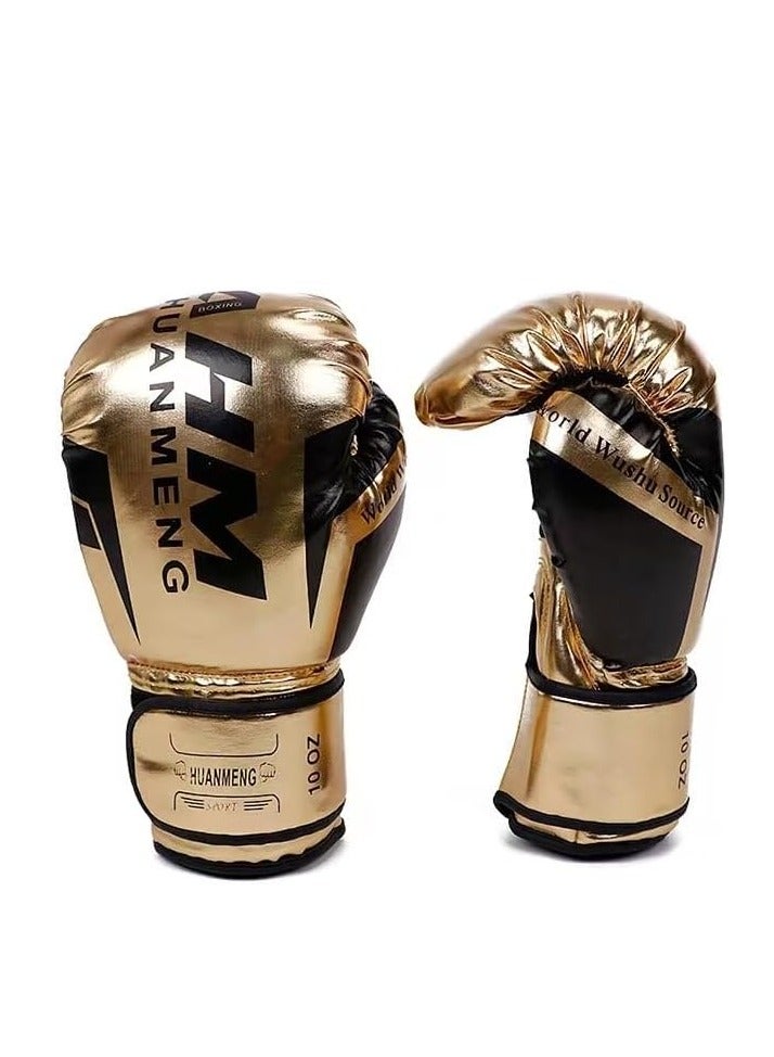 أتش أم كوليكشون قفازات ملاكمة للبالغين، قفازات ملاكمة، مجموعة قفازات تدريب احترافية مقاومة للصدمات من الجلد الصناعي، قفازات كيس ملاكمة للمواي تاي، فنون القتال المختلطة، الكيك بوكسينج، للرجال/النساء - Image 2