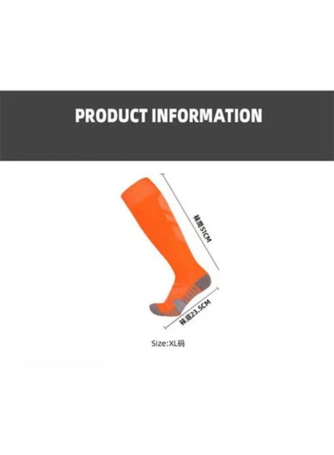 HOMESTAR 3 Pairs Long Knee High Sports Socks, Anti Slip Men's Athletic Socks for Football, Basketball, Sports - Image 2