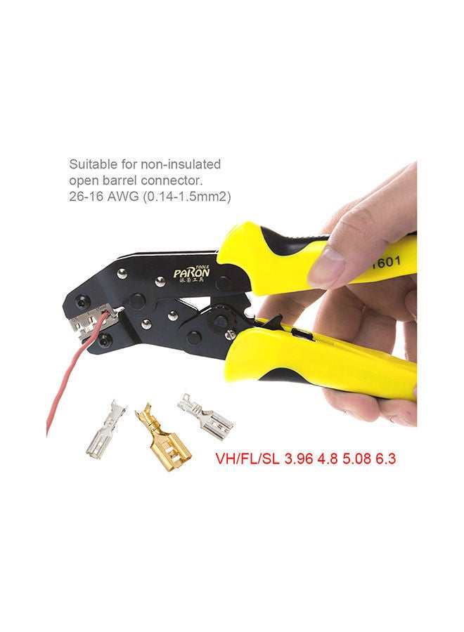 NIBEMINENT JX-48B Professional Engineering Wire Crimpers Black/Yellow 25.5x2.5x10.5centimeter - Image 5