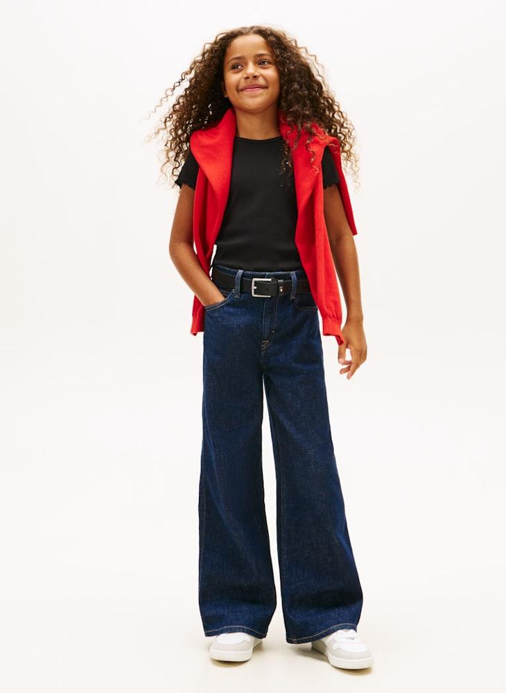 TOMMY HILFIGER Kids Essential Rib Top - Image 4