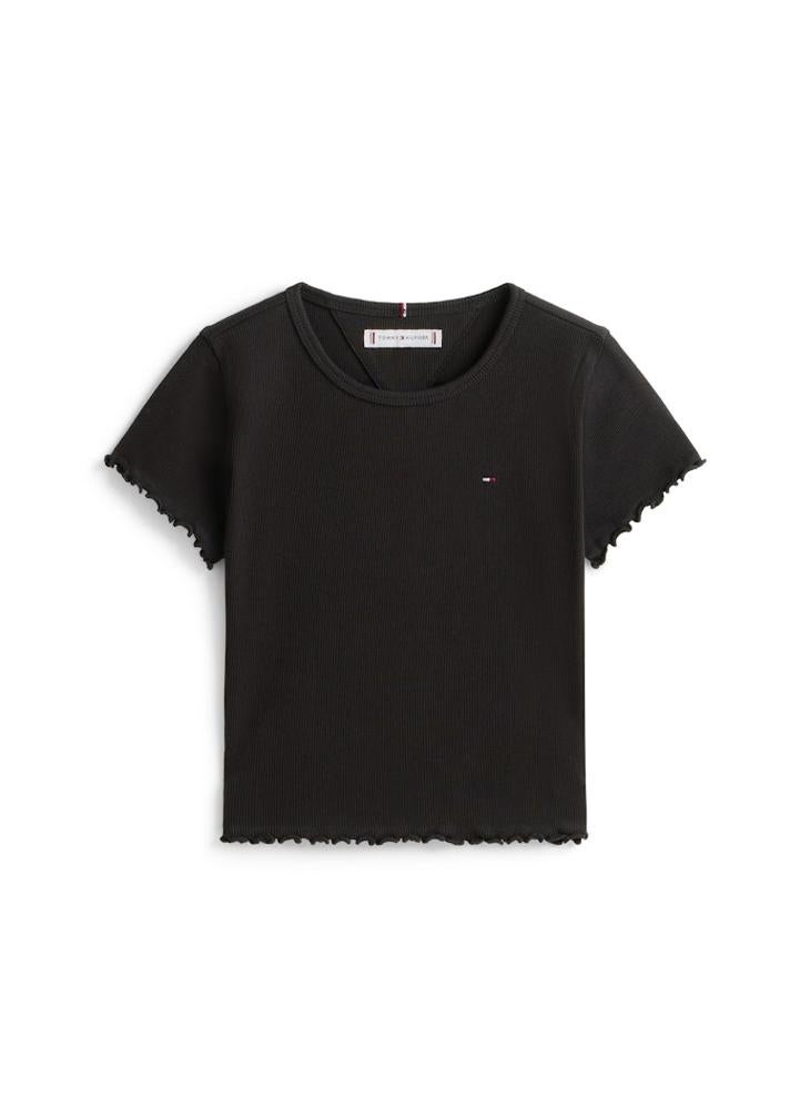 TOMMY HILFIGER Kids Essential Rib Top - Image 5