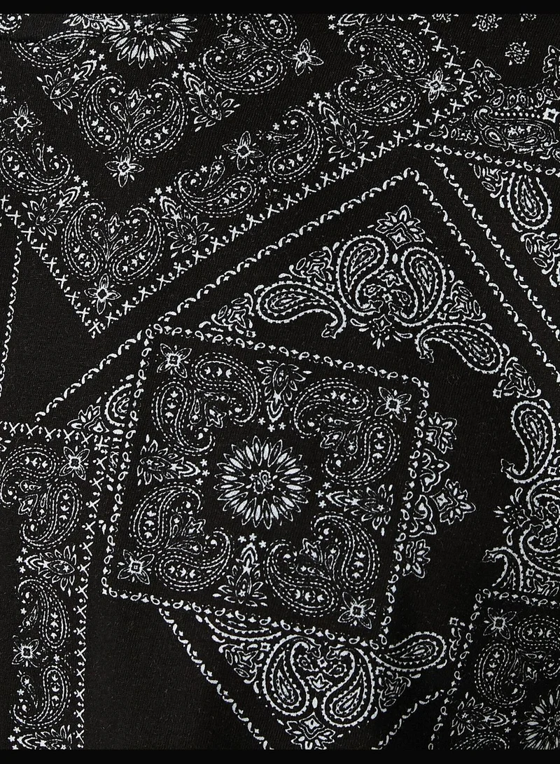 KOTON Ethnic Patterned T-Shirt