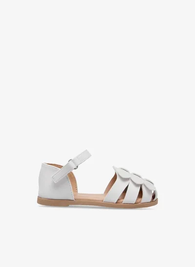 Flora Bella By Shoexpress Girls Bow Accent Sandals with Hook and Loop Closure