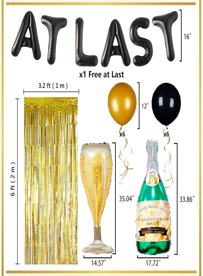 Roaring Good Time Free at Last Banner Balloons Free at Last Sign Divorce Party Decoration Broken Up Party Farewell Party Going Away Party Decoration - Image 2
