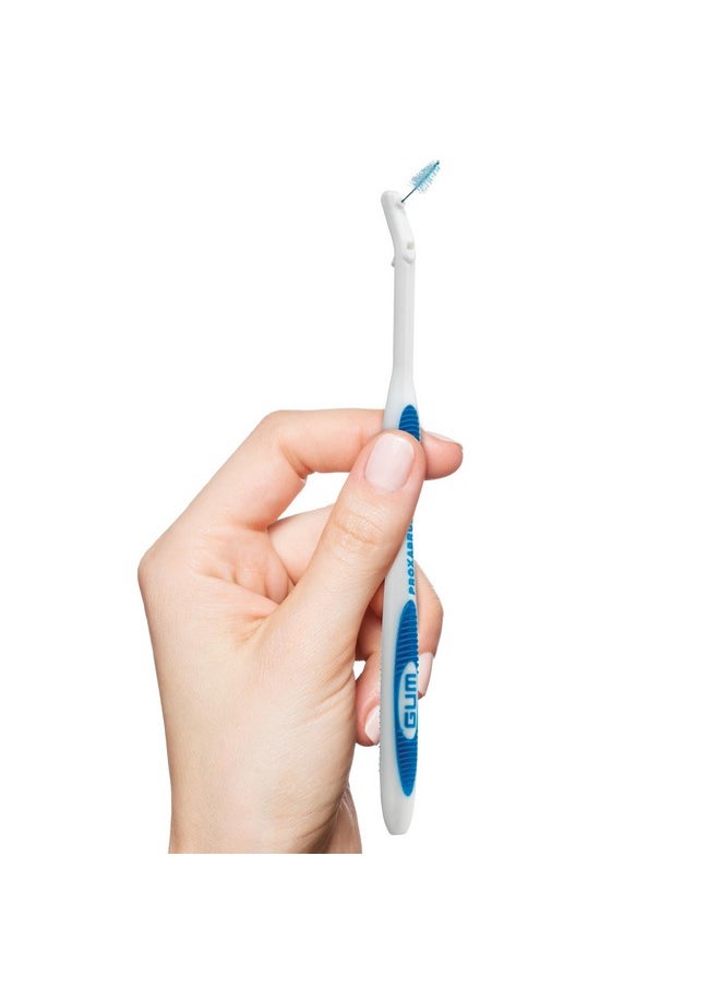 Gum - GUM Proxabrush Permanent Handle Refills - Compatible with Go-Betweens Interdental Brushes - Floss Picks for Teeth, Braces, and Implants (6pk) - Image 1