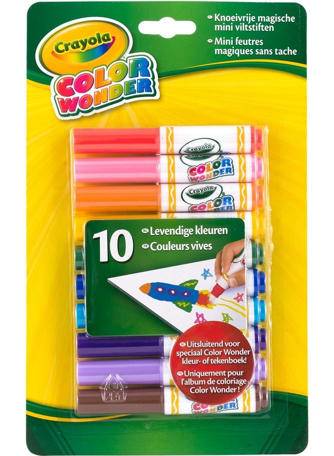 Crayola Color Wonder Markers, Mess Free Coloring, 10 Count, Age 3, 4, 5, 6 - Image 1