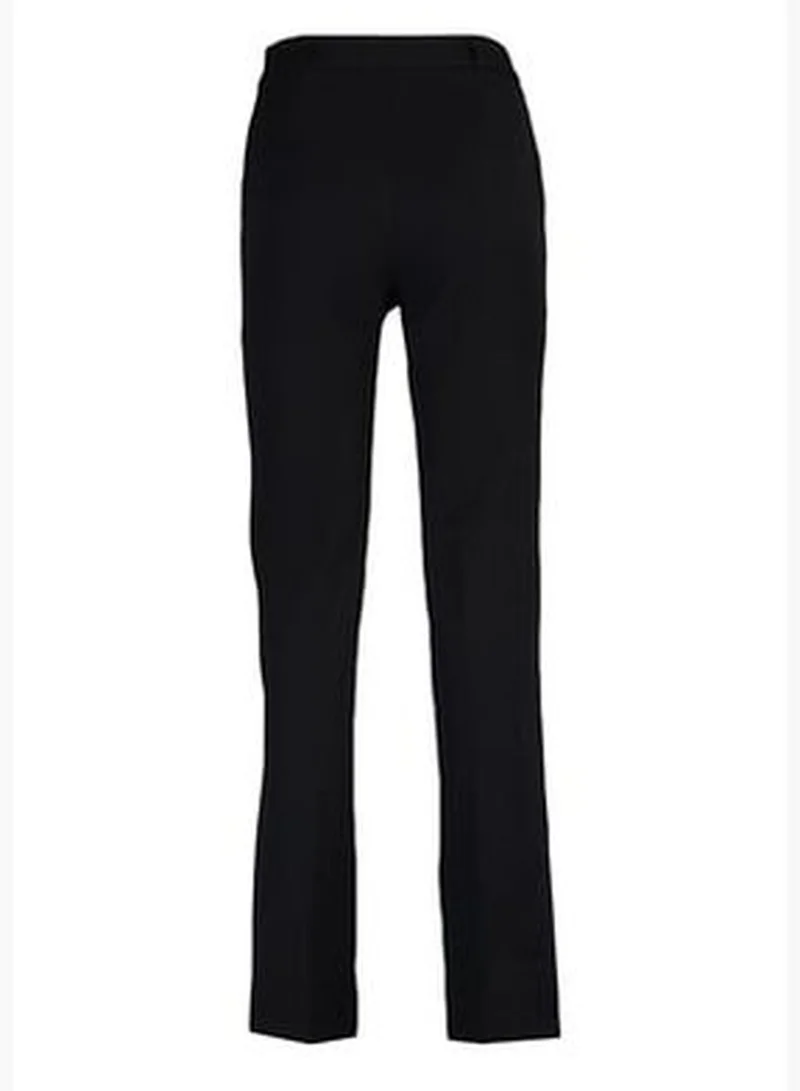trendyol Black High Waist Wide Leg Trousers TWOAW23PL00240