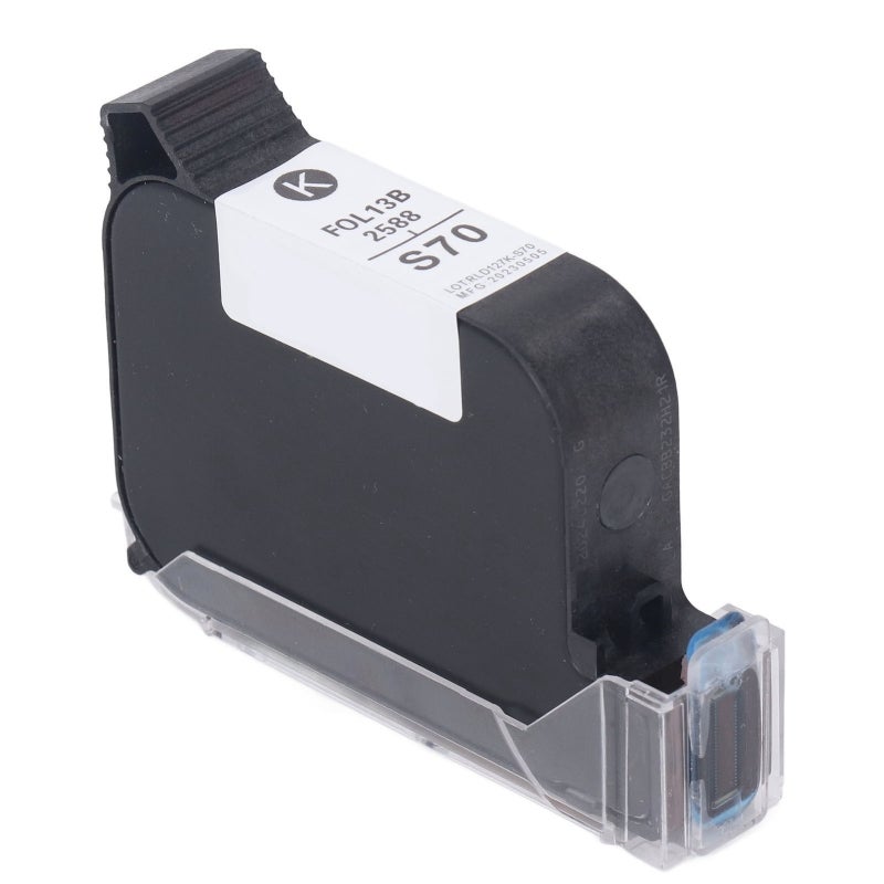 12.7mm Handheld Printer Cartridge 42ML Black - High Adhesion Quick Dry Industrial Grade Ink Cartridge Replacement for SC12 SC12T CP12 CP12W SC12KJ Handheld Inkjet Printers, Wood Metal Plastic Printing - Image 2