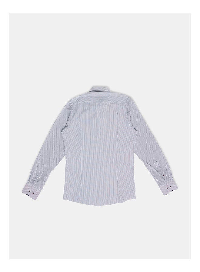 Olymp Collared Neck Long Sleeve Stripes Shirt  - Image 2