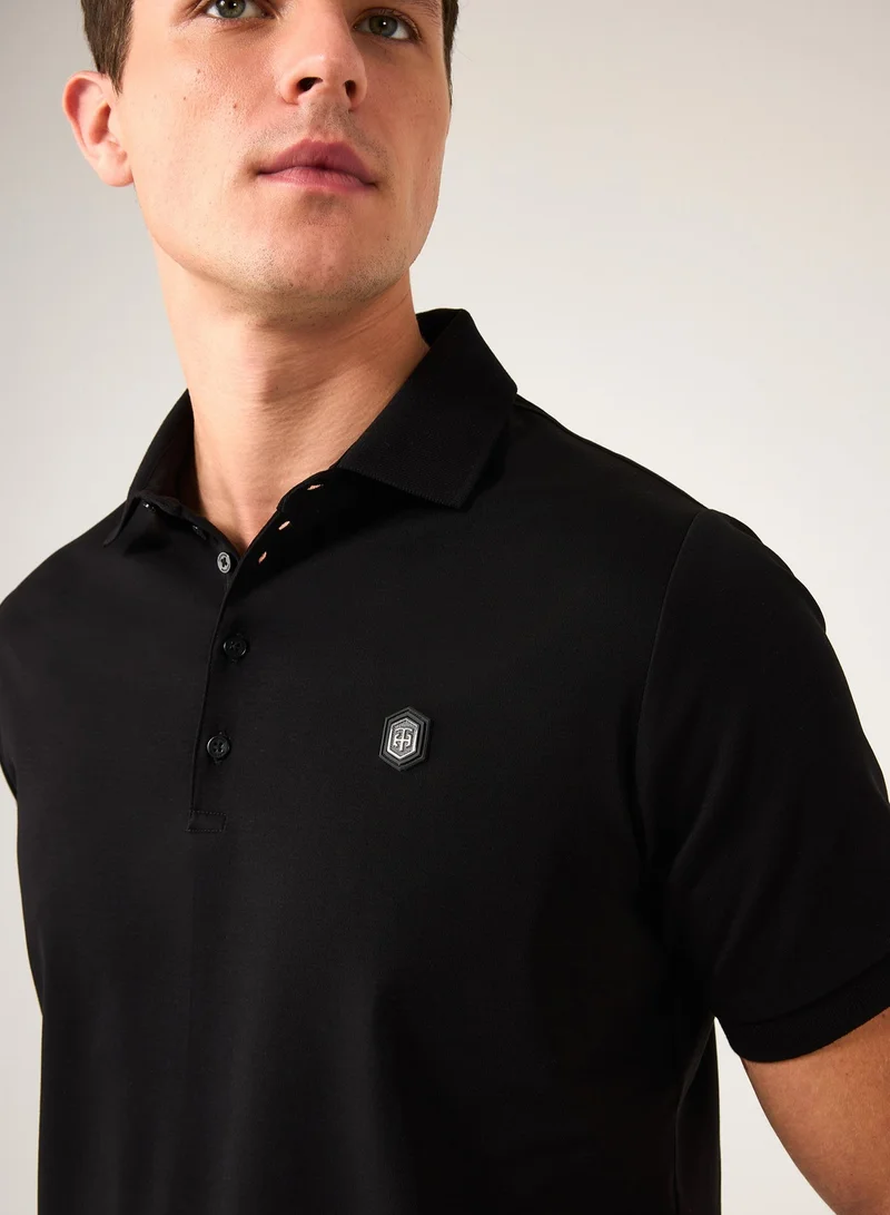 Theodore  The Sauve Black Polo for Men | Best Price UAE