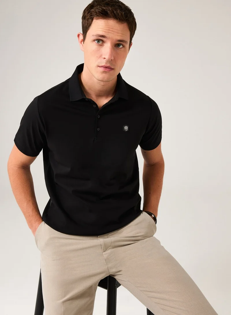 Theodore  The Sauve Black Polo for Men | Best Price UAE