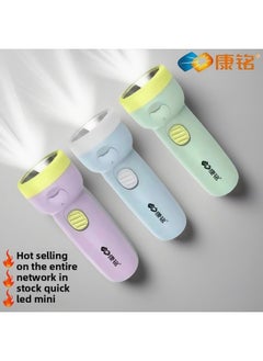 Generic Kang Ming 8951 Flashlight Strong Light Outdoor Home Student Mini Led Rechargeable Portable Super Bright And Remote Shoot-Product Specifications:Flashlight 8879 Mixed Color  - Image 2