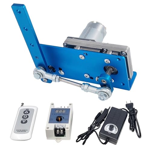 JQDML DIY Reciprocating Swing Motor,Swing Angle 20-120 Degrees Adjustable Speed 90RPM with Speed Regulator and Remote Control - Image 1