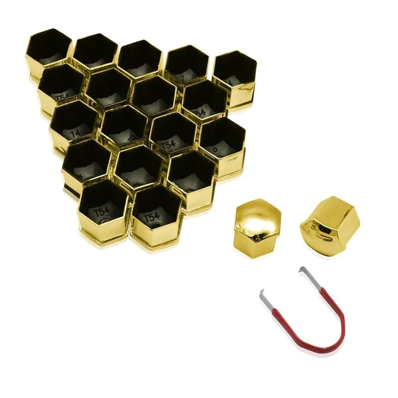 Lug Nuts 280PCS Car Wheel Nut Caps Auto Hub Screw Cover Bolt Rims Exterior Decoration Socket Protection Dust Proof for Car(Green,19mm) - Image 5
