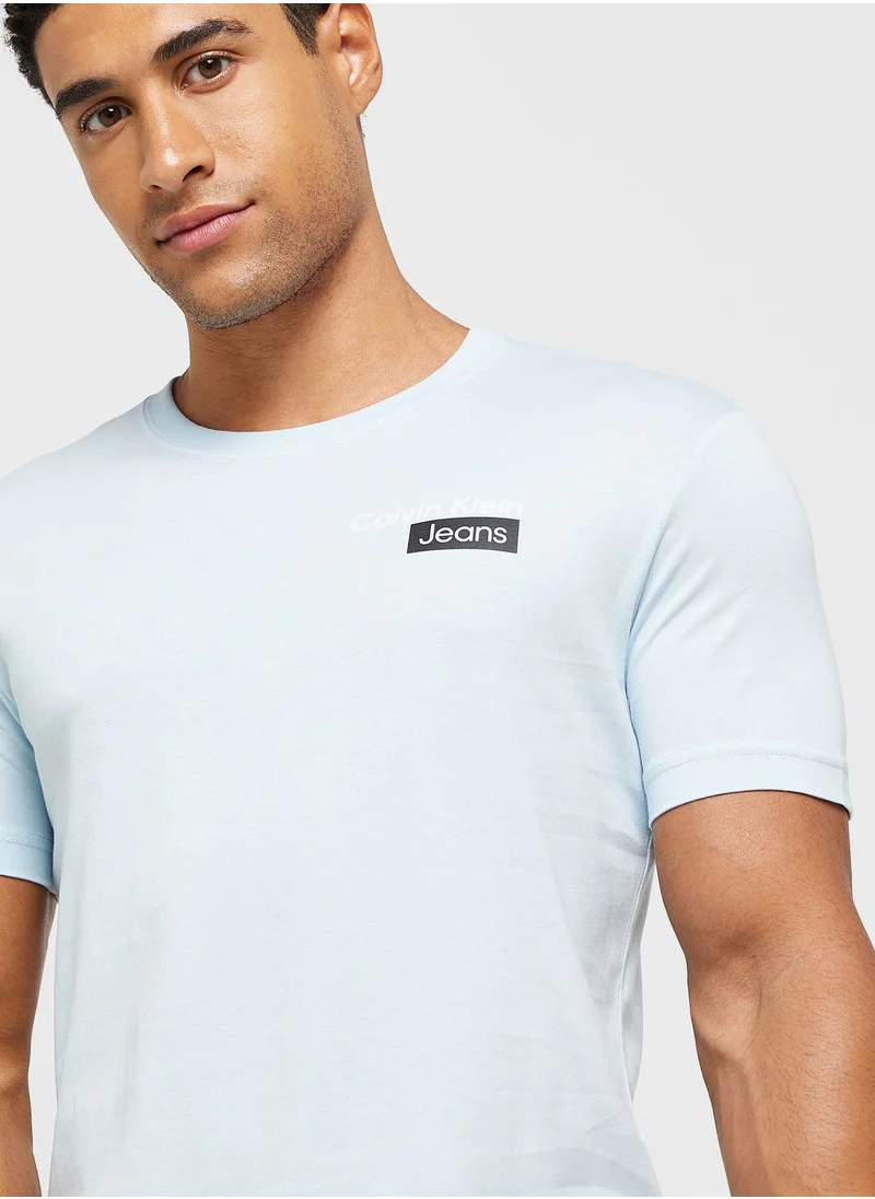 Calvin Klein Jeans Logo Crew Neck T-Shirt