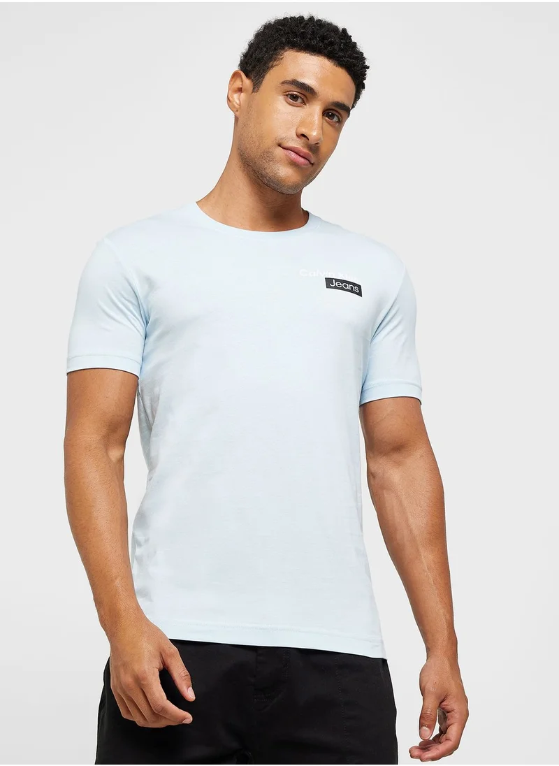 Calvin Klein Jeans Logo Crew Neck T-Shirt