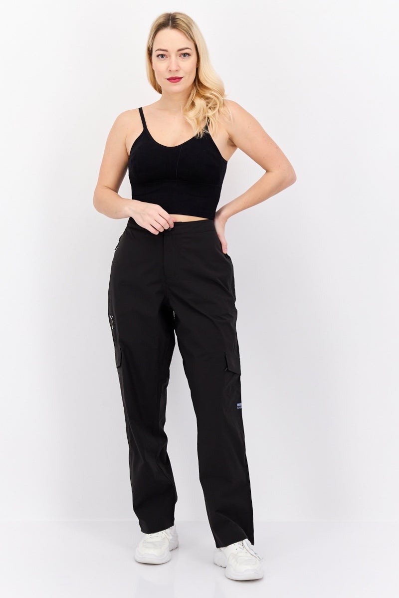 PUMA Men Sportswear Fit Outdoor Track Pants, Black - Image 4