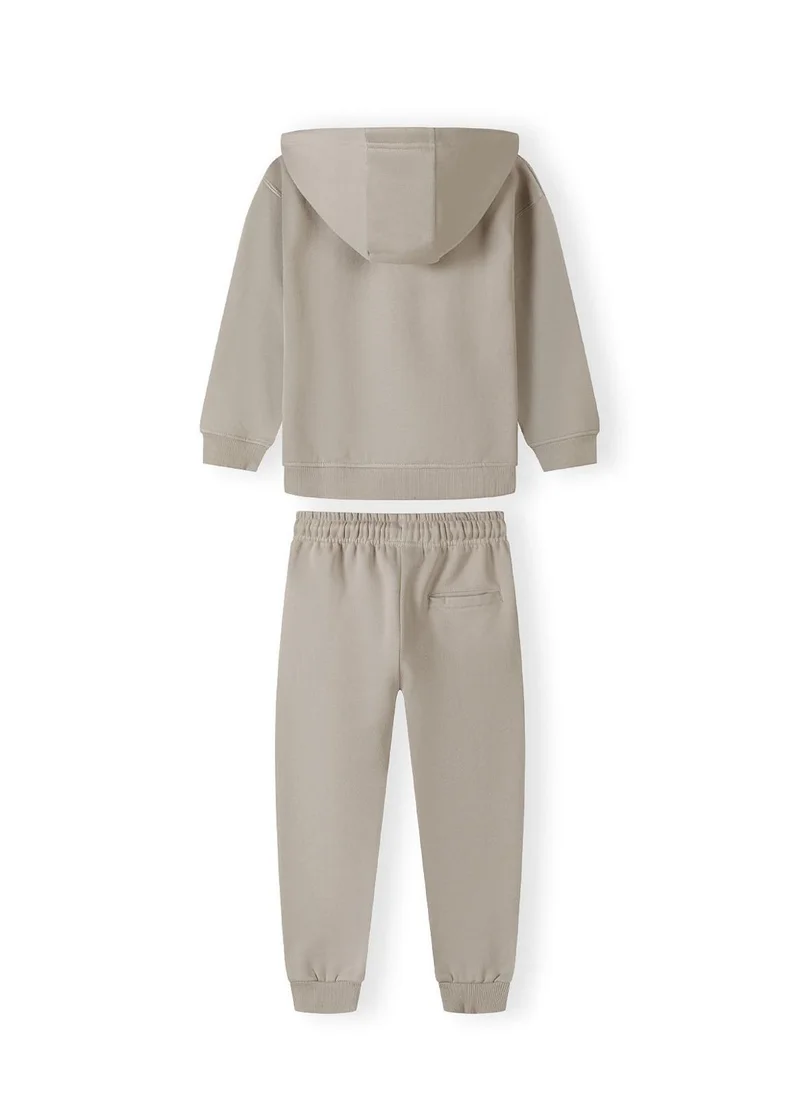 MINOTI Teen Boys Hoodie Tracksuit Set with Raised Urban Print