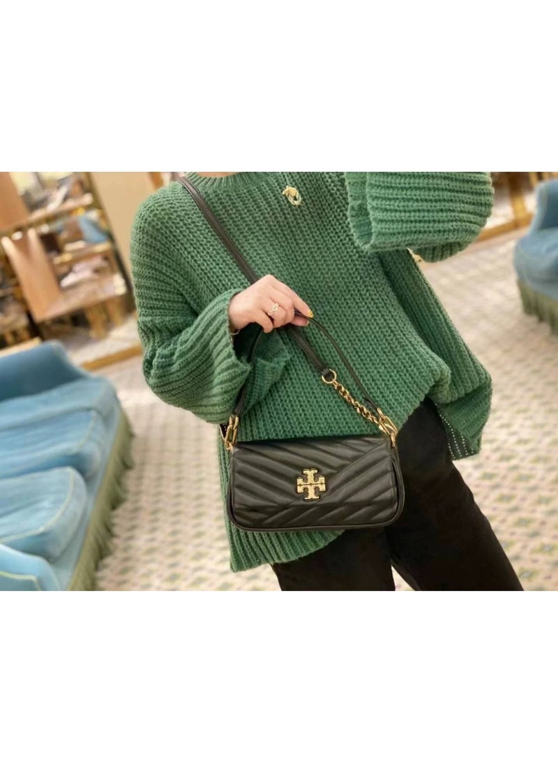 Burch Tory Burch Kira Chevron Small Flap Handbag Crossbody bag Shoulder Bag - Image 2