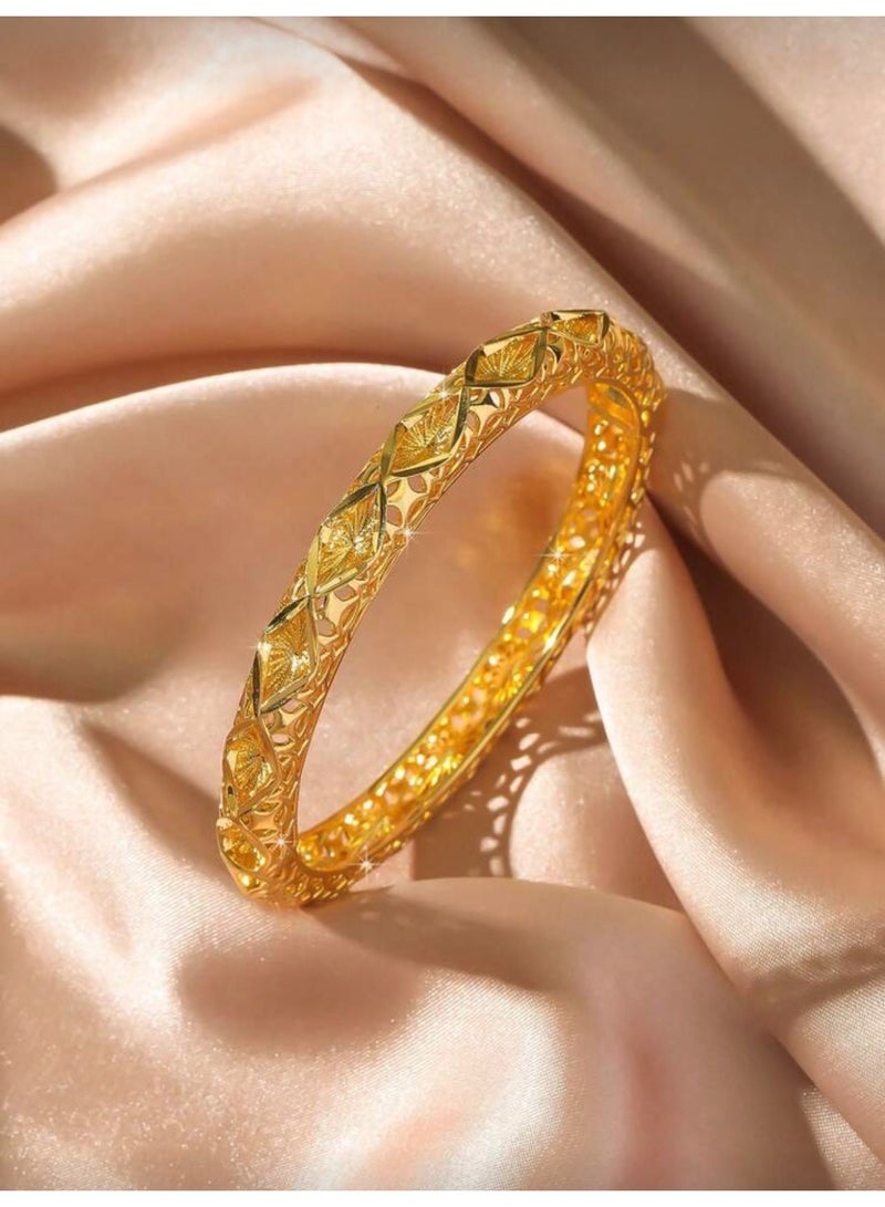 GOLDMAX 21k Gold Plated Bracelet Bangle For Women - Image 1