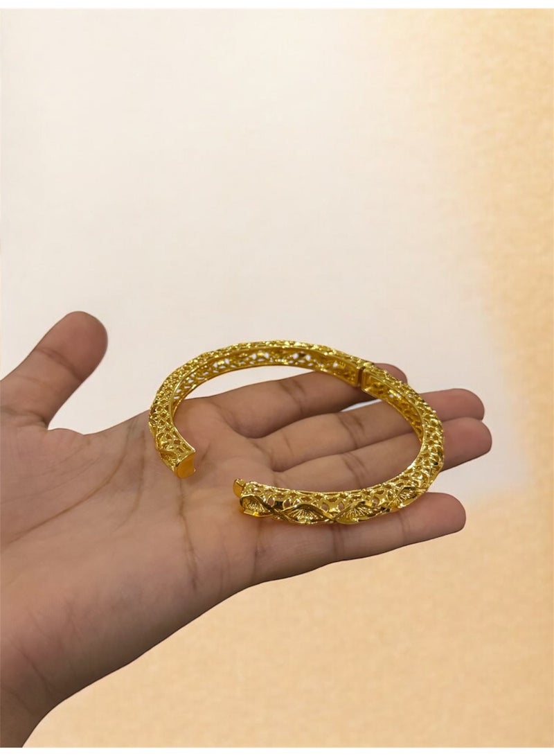 GOLDMAX 21k Gold Plated Bracelet Bangle For Women - Image 3