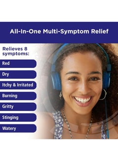 Rohto Ice All-In-One Multi-Symptom Relief Cooling Eye Drops, 0.4 Fl Oz Bottle (Pack Of 3)  - Image 2