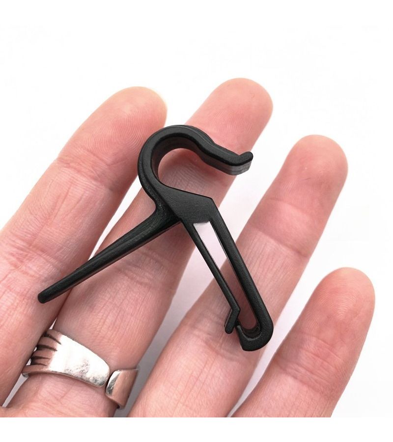 5pcs Car Air Vent Hooks Universal Strong Scratch Resistant Plastic Storage Hooks - Image 2