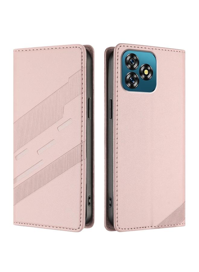 S-TOP Case For Oukitel C53 Embossed Multi-functional Wallet Retro Leather Phone Case - Image 2