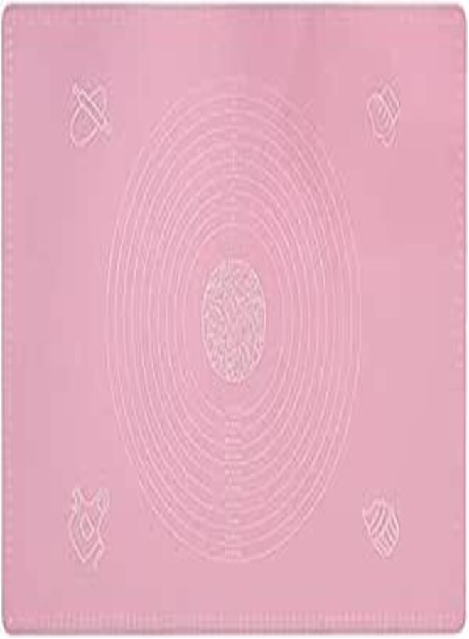 Spaceshoop Silicone Baking Mat & Pizza - 50 x 70 cm - Pink