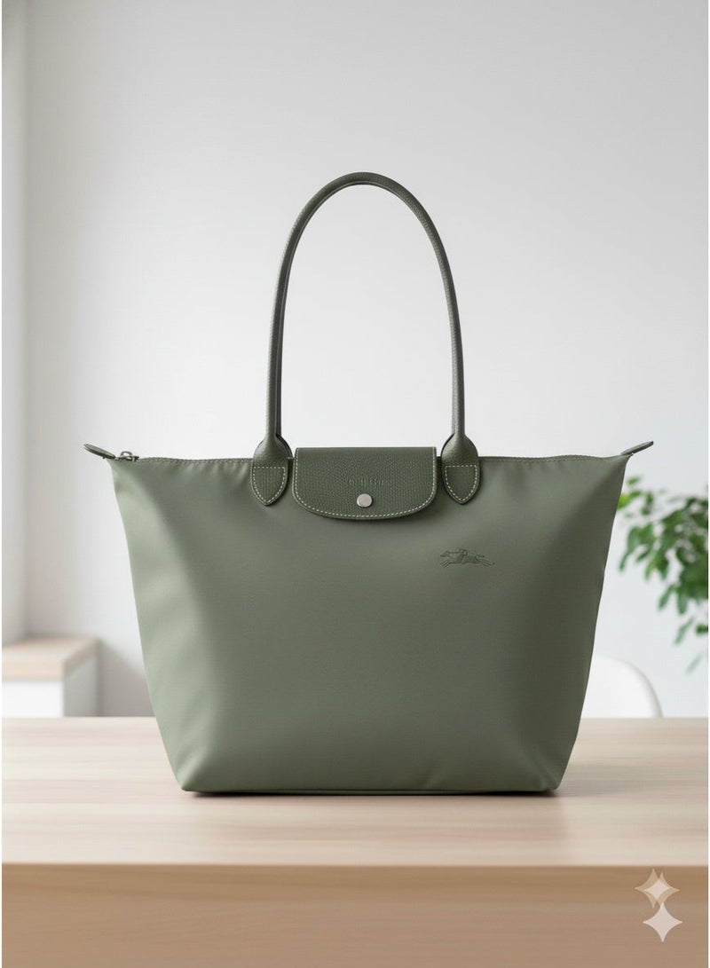 Longchamp LE PLIAGE GREEN M  BAG Forest - Recycled Canvas Women's Foot Bags camera bag - Image 1